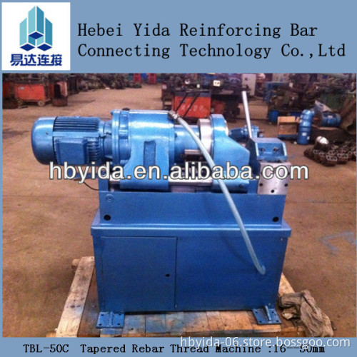 rebar threading machine to make taper screw